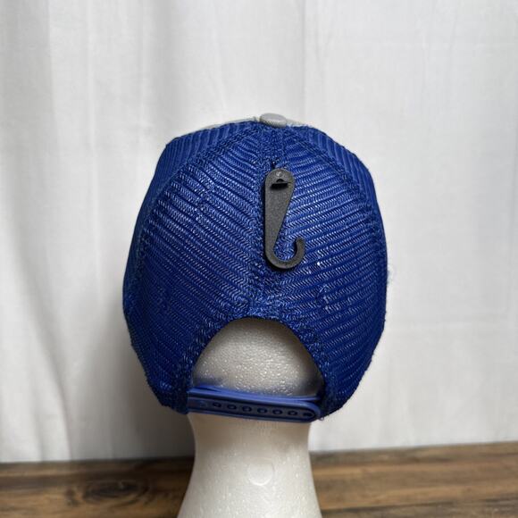 Texas Rangers MLB Baseball Hat Embroidered Logo Blue Mesh Snapback NWOT Women's - Picture 6 of 9